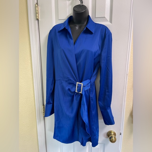 blue dress for baby girl HOUSE OF HARLOW 1960 Denim Midi Dress – VinNews Recommendations main image 0